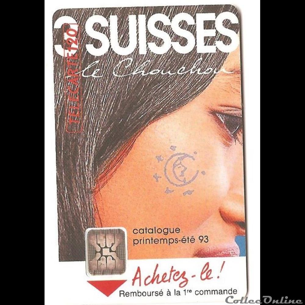 Pub - 3 Suisses - catalogue autre telecarte pub 3 suisses catalogue