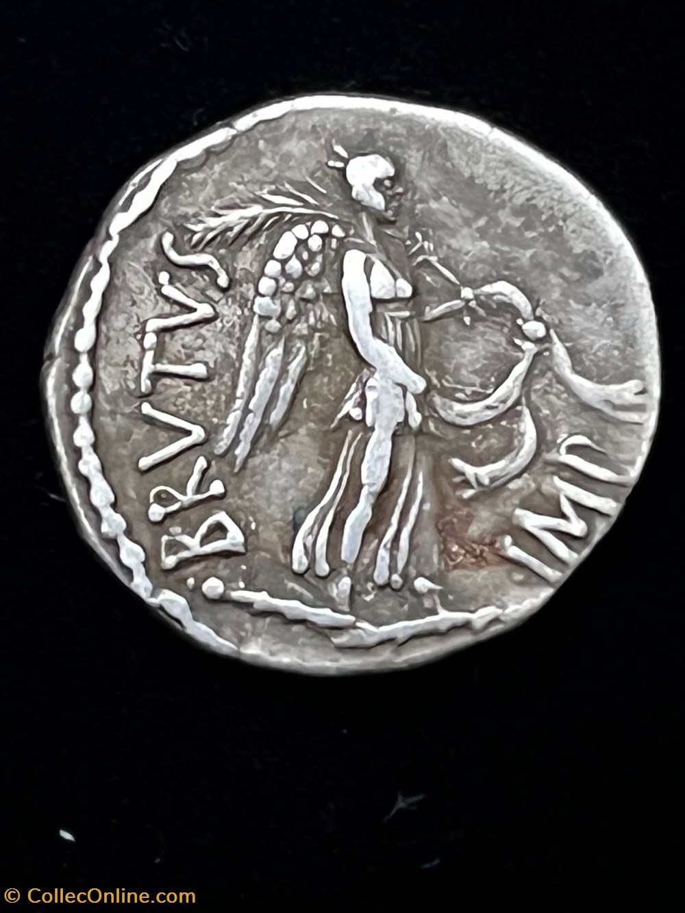 Denar des P. Servilius Casca Longus und M.Iunius Brutus munzen antike bis romische imperial republik denar des p servilius casca longus und m iunius brutus