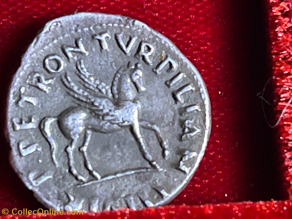 munzen antike bis romische imperial und republik denar des augustus
