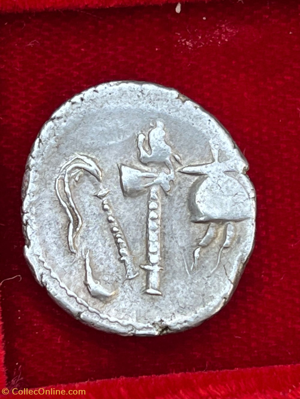 munzen antike bis romische imperial und republik denar des julius caesar