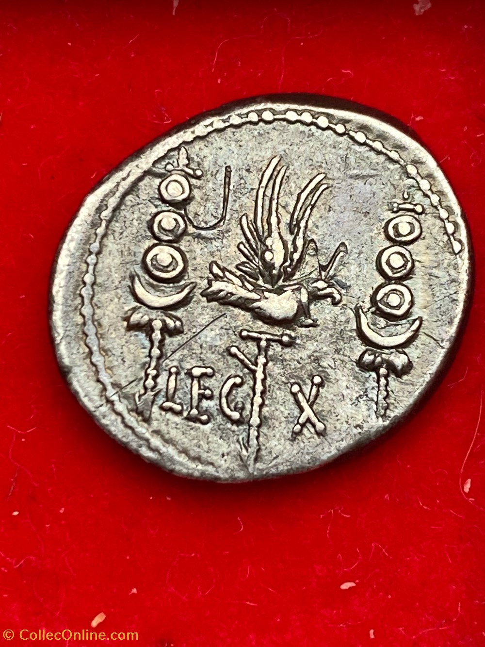 Legionsdenar Marcus Antonius LegX munzen antike vor j bis nach romische republikanische imperial legionsdenar marcus antonius legx