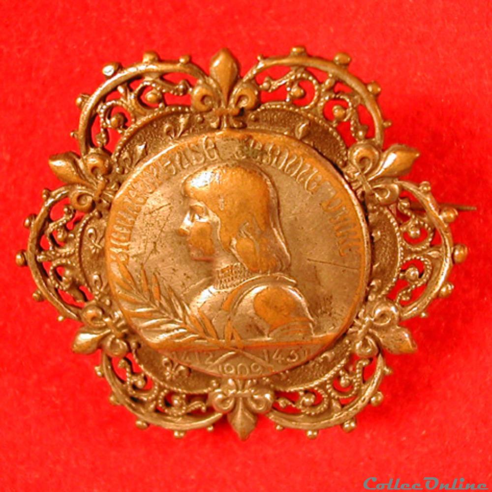 medaille france revolution de broche