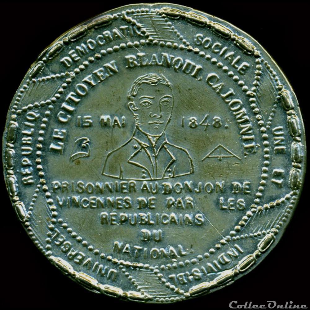 15 Mai 1848 - Arrestation des auteurs de l'attentat 3 medaille france revolution 15 mai 1848 arrestation des auteurs de attentat