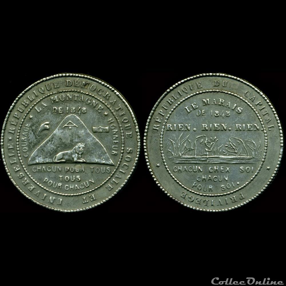 1848 - Médailles politiques sans date précise france revolution de 1848 medailles politiques sans date precise