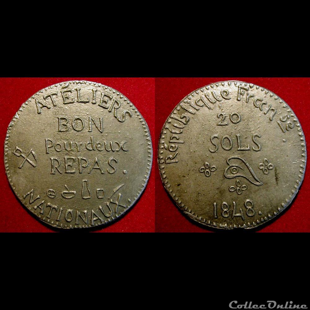medaille france revolution 23 juin 1848 dissolution des ateliers nationaux