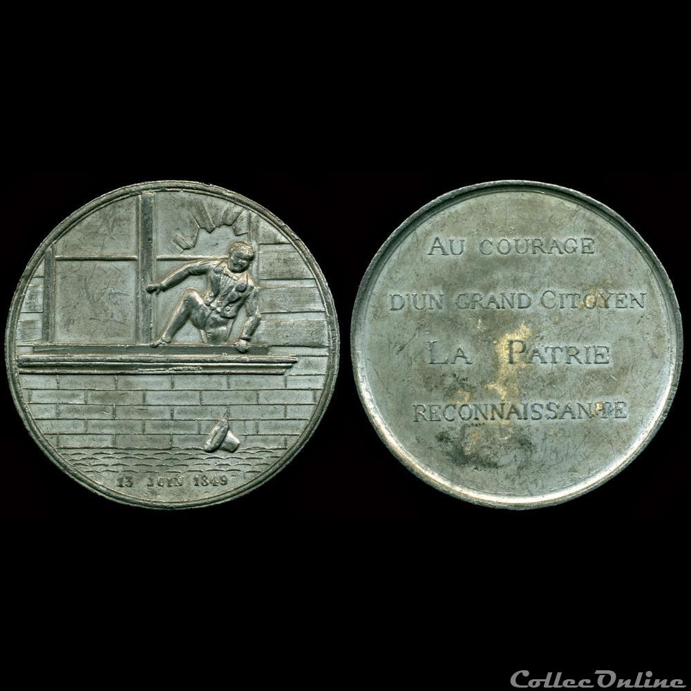 medaille france revolution 13 juin 1849 emeutes des arts metiers