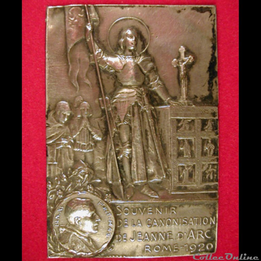 medaille france revolution de plaque