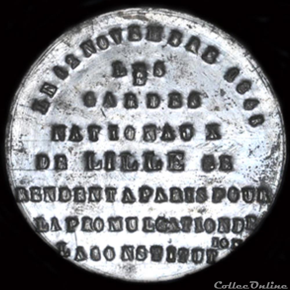 medaille france revolution de 12 novembre 1848 lille