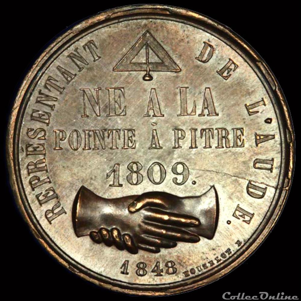18 & 19 Avril 1848 - Premières élections pour la Constituante 3 medaille france revolution de 18 19 avril 1848 premieres elections pour la constituante