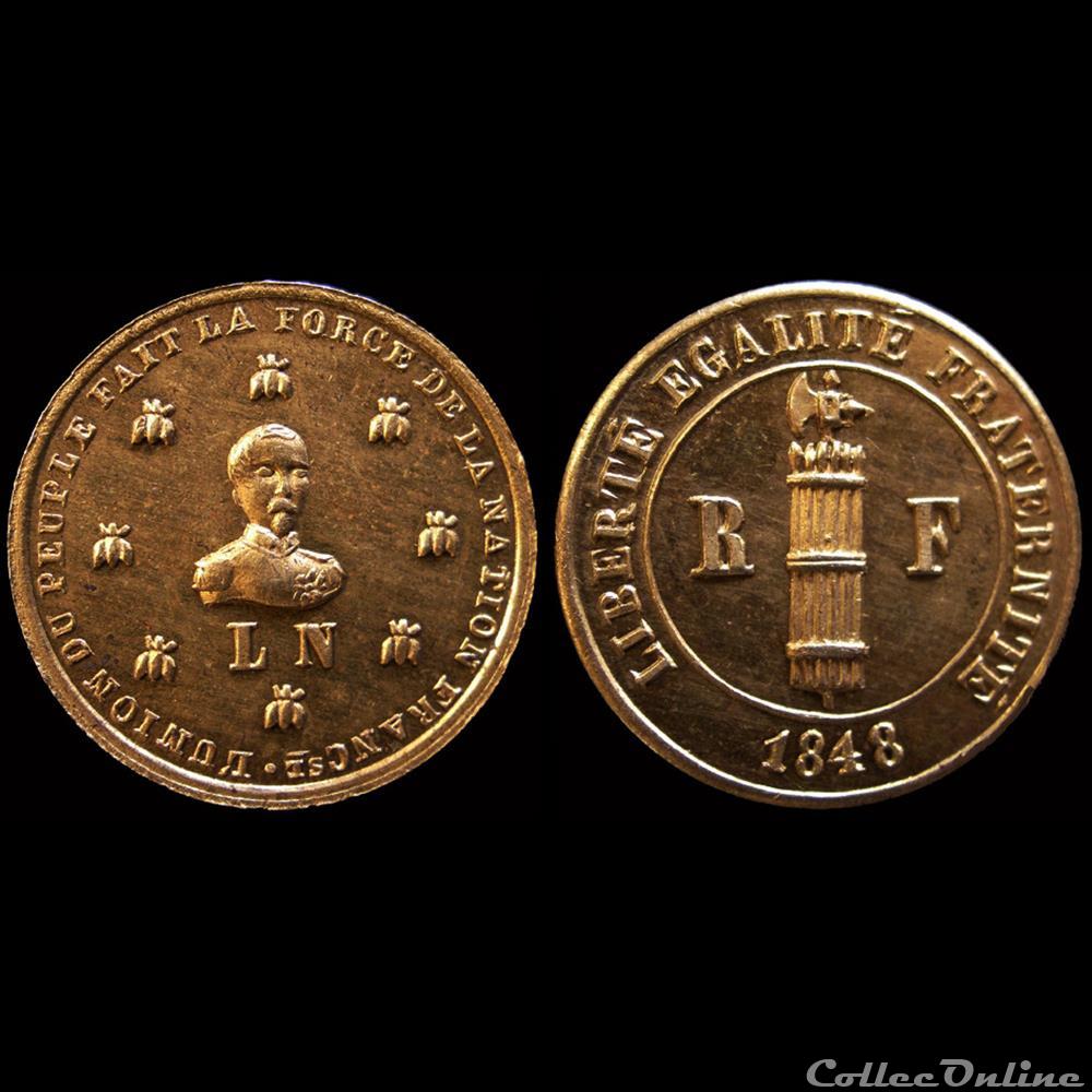 medaille france revolution 1er au 10 decembre 1848 candidature a la presidence
