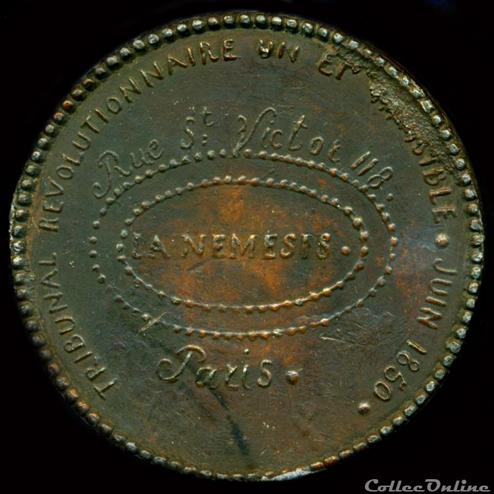 Avril 1850 - Sans date précise 2 medaille france revolution de avril 1850 sans date precise