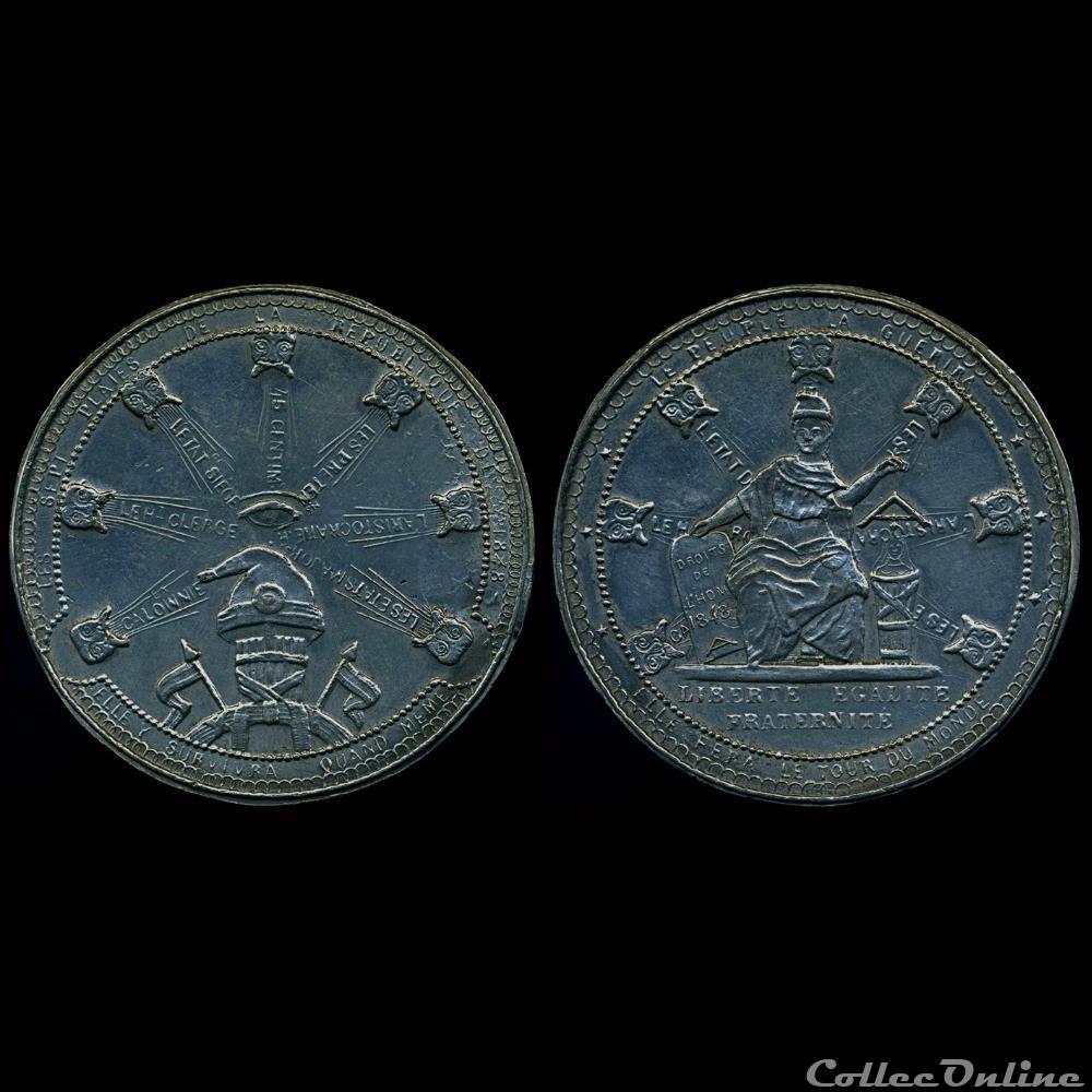 1848 - Médailles politiques sans date précise france revolution de 1848 medailles politiques sans date precise
