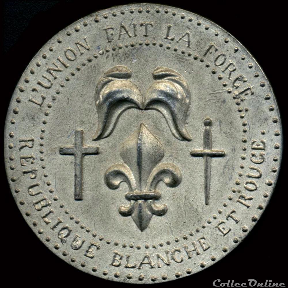 medaille france revolution de 30 juiilet 1848 elections municipales lille