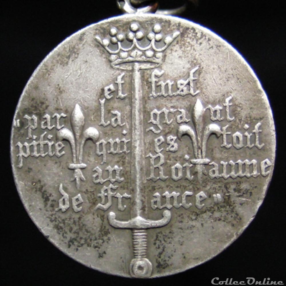 france revolution pendentif medaille