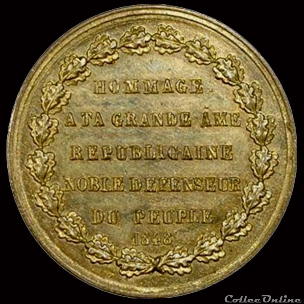 18 & 19 Avril 1848 - Premières élections pour la Constituante 3 medaille france revolution de 18 19 avril 1848 premieres elections pour la constituante