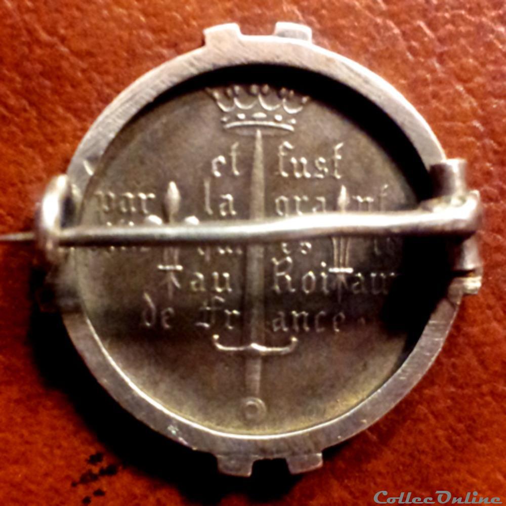 medaille france revolution de broche