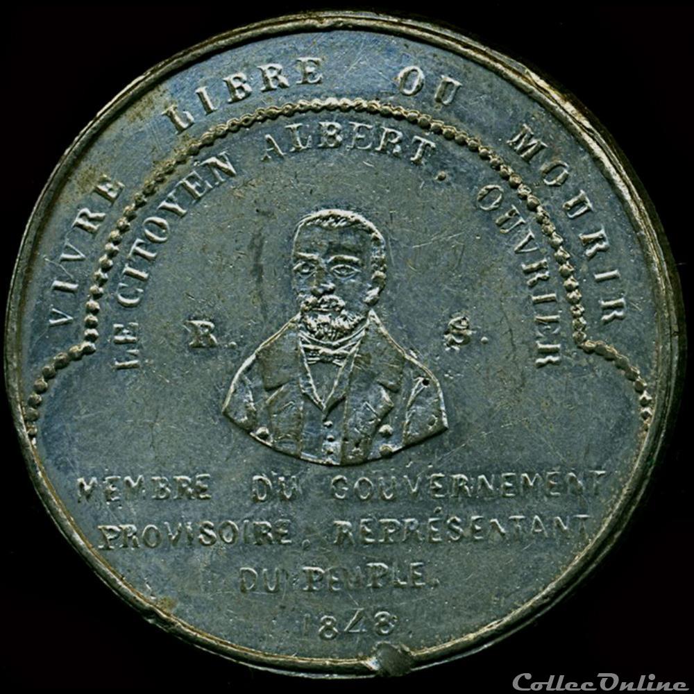 15 Mai 1848 - Arrestation des auteurs de l'attentat 3 medaille france revolution 15 mai 1848 arrestation des auteurs de attentat