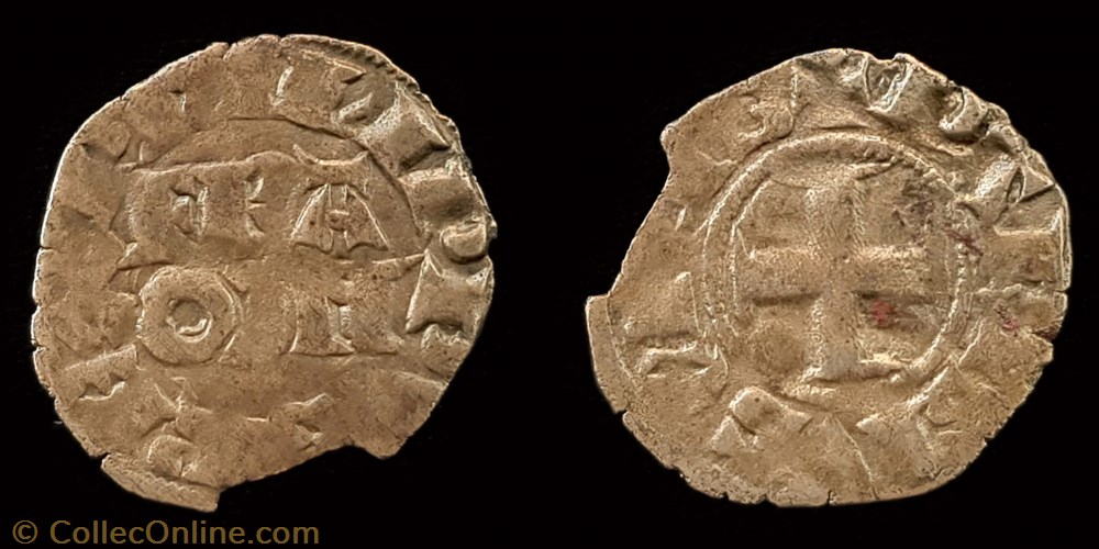Philippe IV "le Bel" - Obole Parisis monnaie france royale philippe iv le bel obole parisis