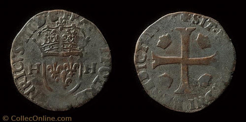 Henri III - Douzain monnaie france royale henri iii douzain