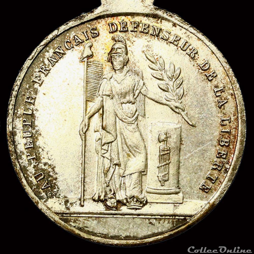 "Journées de Juin 1848" - Le Général Cavaignac, chef du Pouvoir Excécutif 3 medaille france revolution journees de juin 1848 le general cavaignac chef du pouvoir excecutif