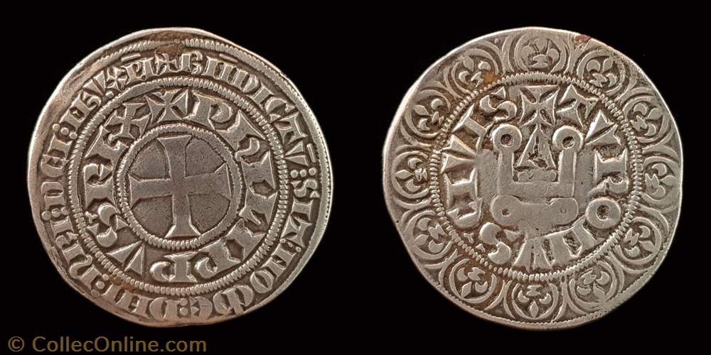 monnaie france royale philippe iv le bel gros tournois a o rond