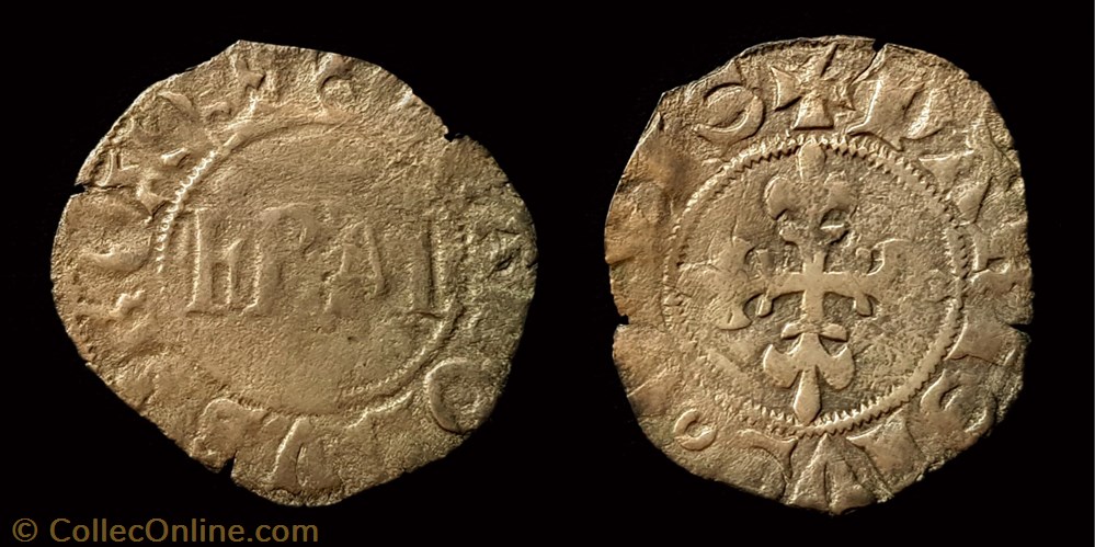 monnaie france royale charles vi le fol denier parisis
