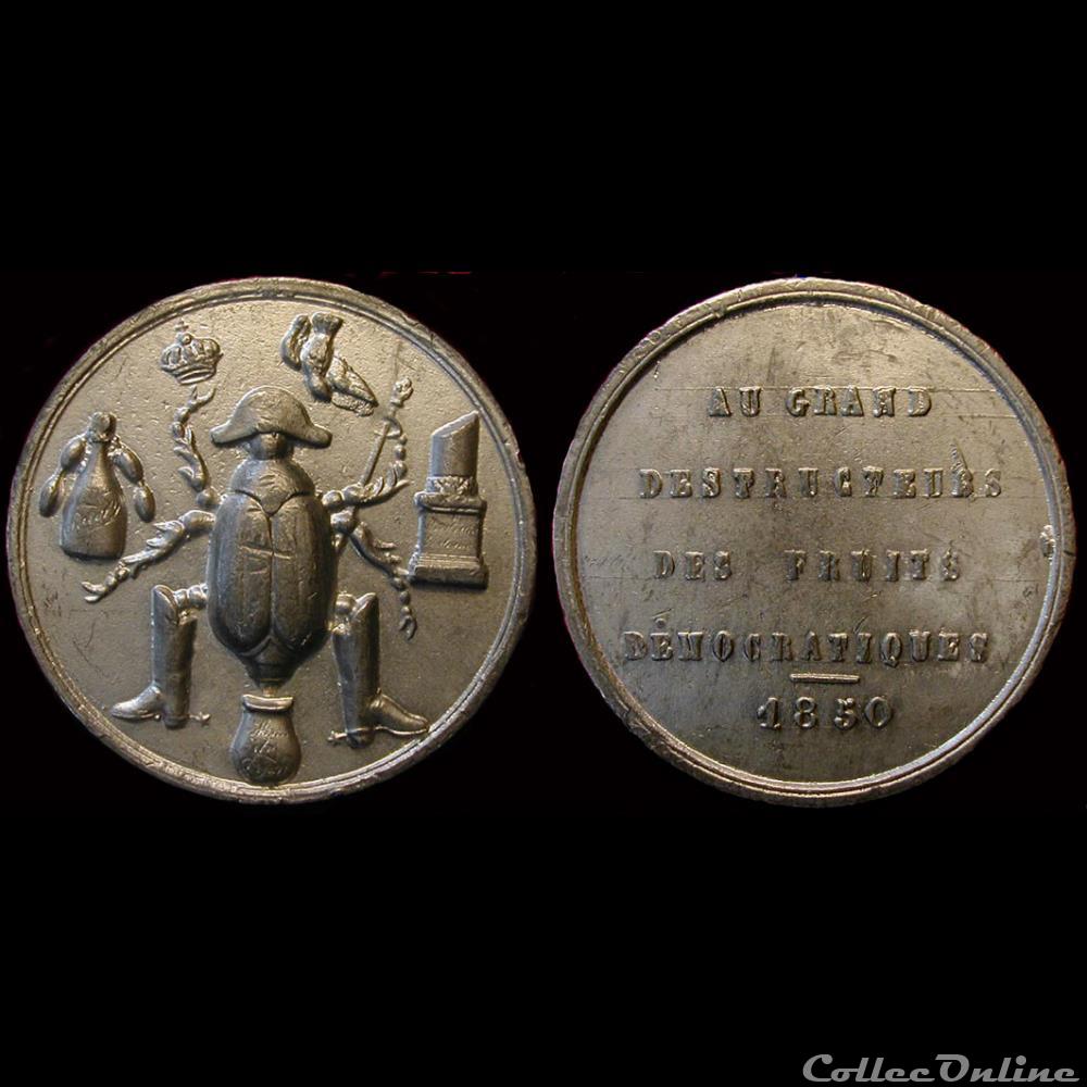1850 - Médailles politiques sans date précise france revolution de 1850 medailles politiques sans date precise
