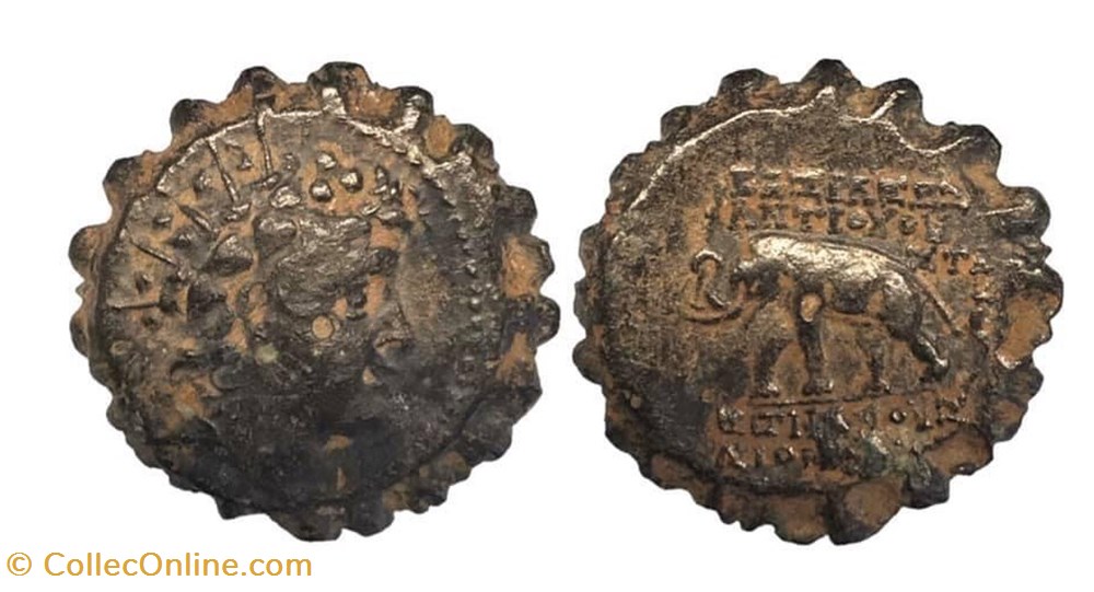 Antiochos VI Dionysos coins antique b to antiochos vi dionysos