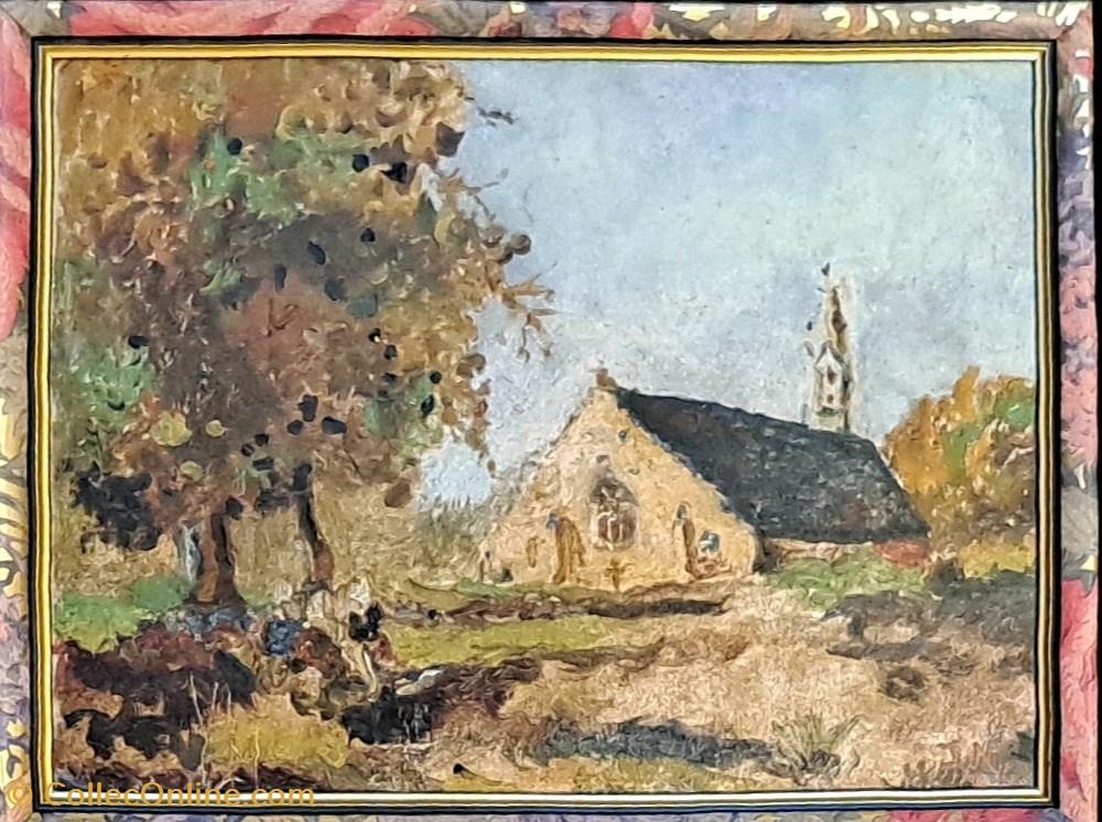 art antiquites peintures dessins paysage breton