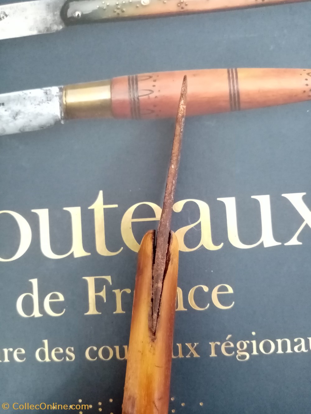 Ancien petit beurrier ou enfant couteaux regionaux ancien petit beurrier ou enfant