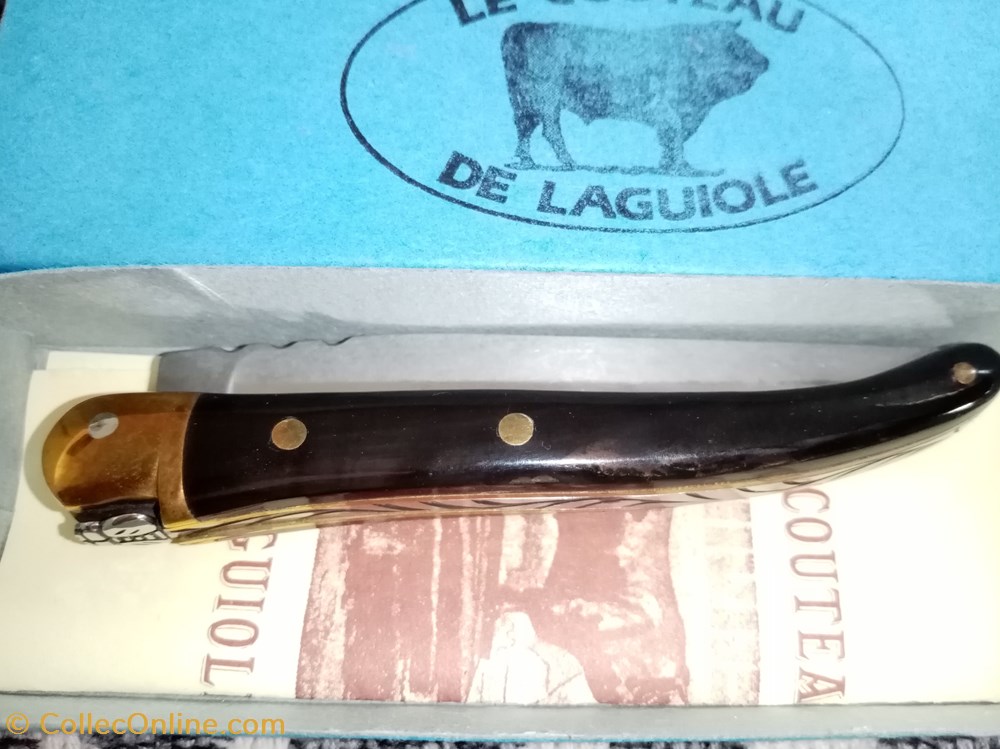 couteaux regionaux le couteau de laguiole au taureau