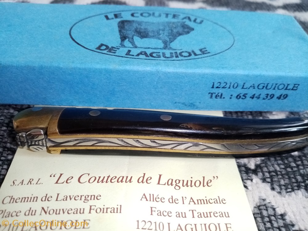 couteaux regionaux le couteau de laguiole au taureau
