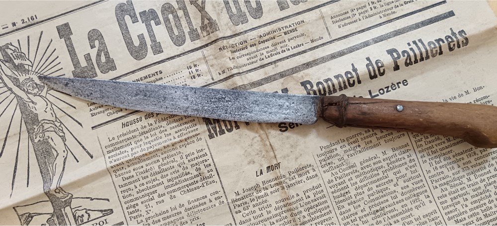 couteaux regionaux couteau fixe triadou marvejols