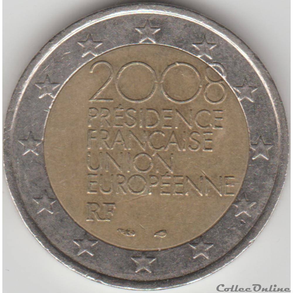 2 euros 2008 monnaie france 2 euros 2008