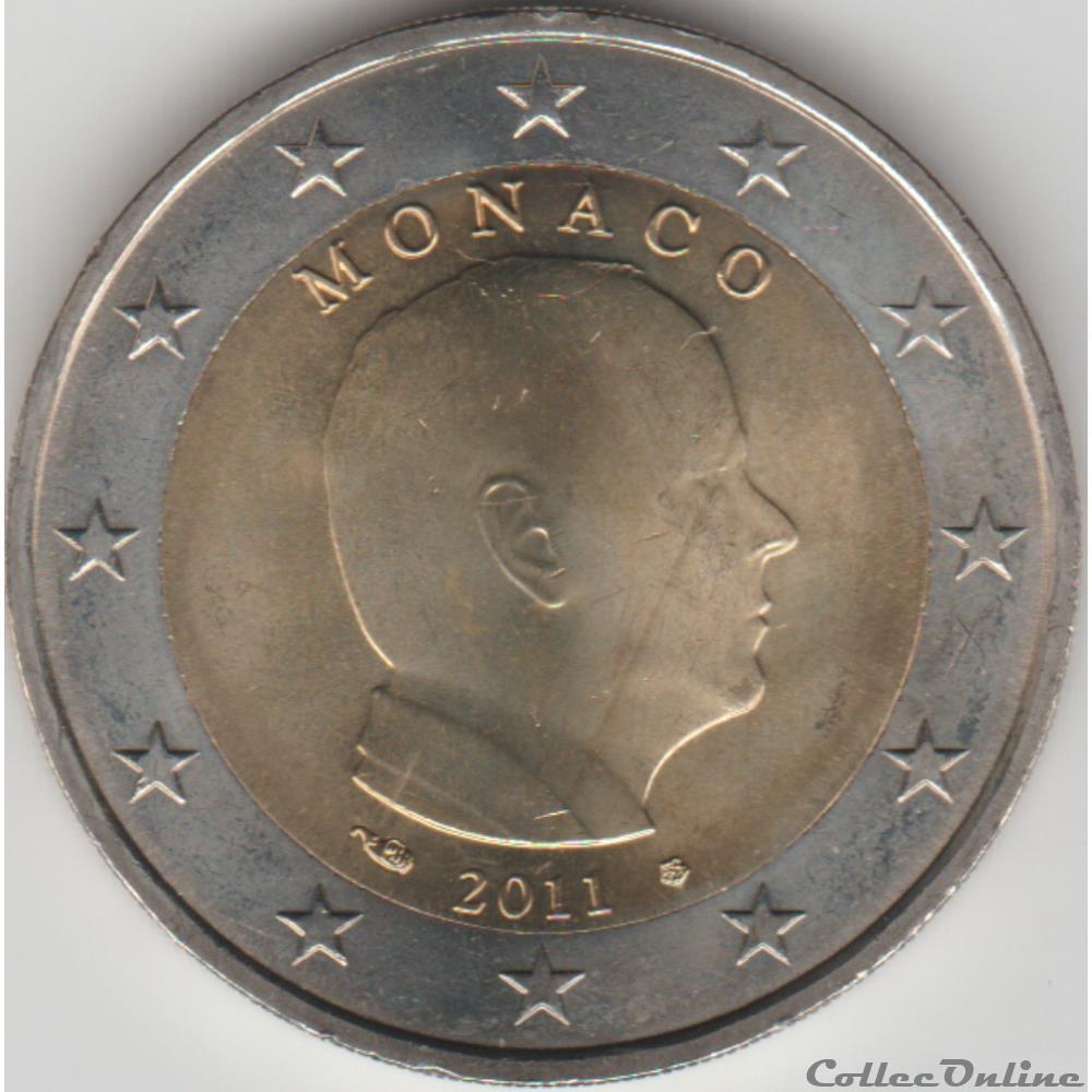 2 euros 2011 monnaie monaco 2 euros 2011