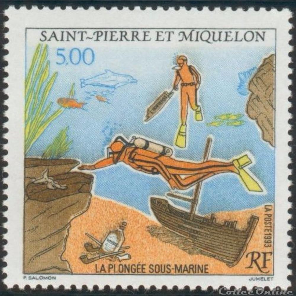 timbre amerique pologne 574