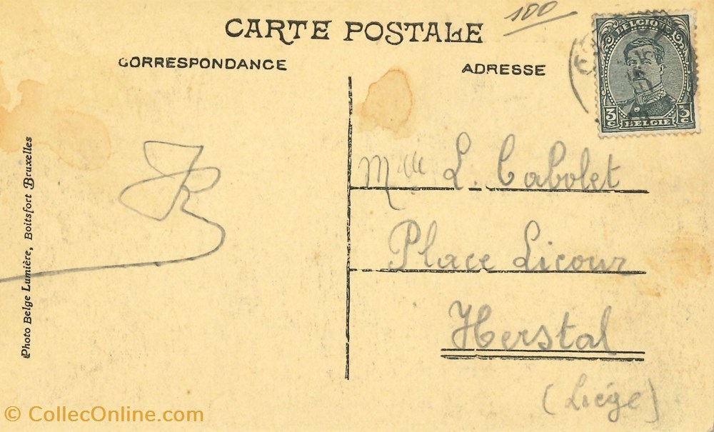 DHAM/CP/Caerd/0042 cartes postales europe belgique dham cp caerd 0042