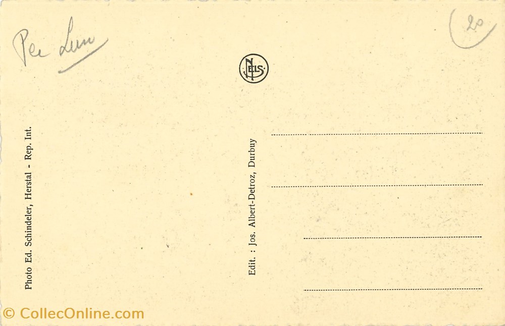 DHAM/CP/Caerd/0175 cartes postales europe belgique dham cp caerd 0175