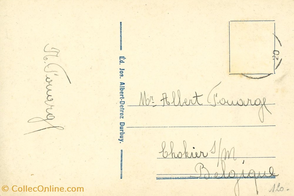 DHAM/CP/Caerd/0013 cartes postales europe belgique dham cp caerd 0013
