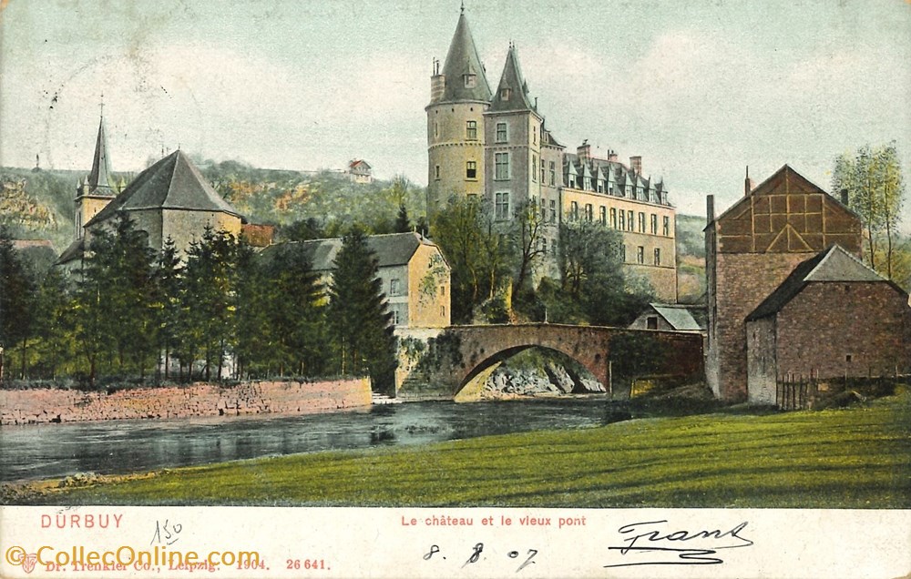 cartes postales europe belgique dham cp caerd 0204