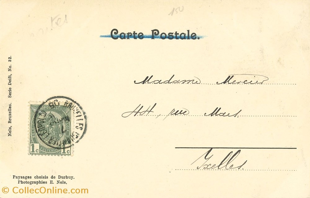 DHAM/CP/Caerd/0172 cartes postales europe belgique dham cp caerd 0172