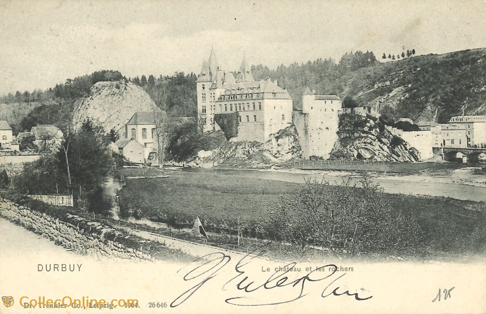 cartes postales europe belgique dham cp caerd 0104