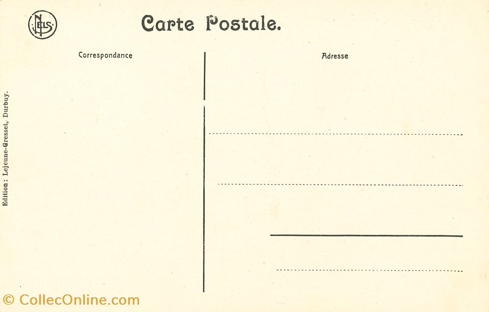 cartes postales europe belgique dham cp caerd 0133