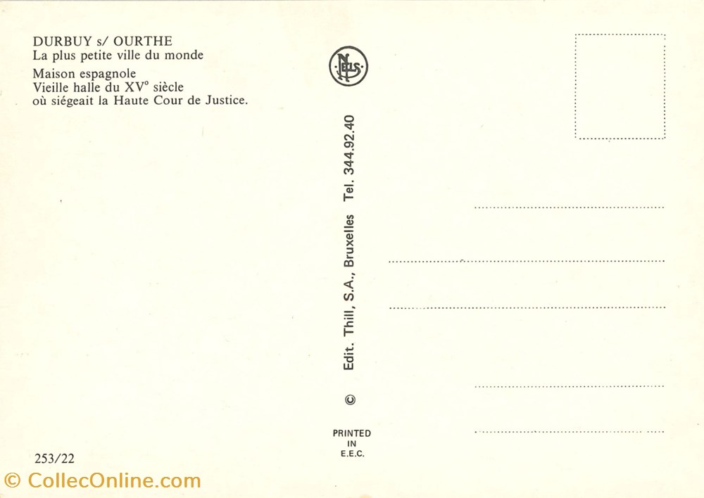 DHAM/CP/Caerd/0025 cartes postales europe belgique dham cp caerd 0025