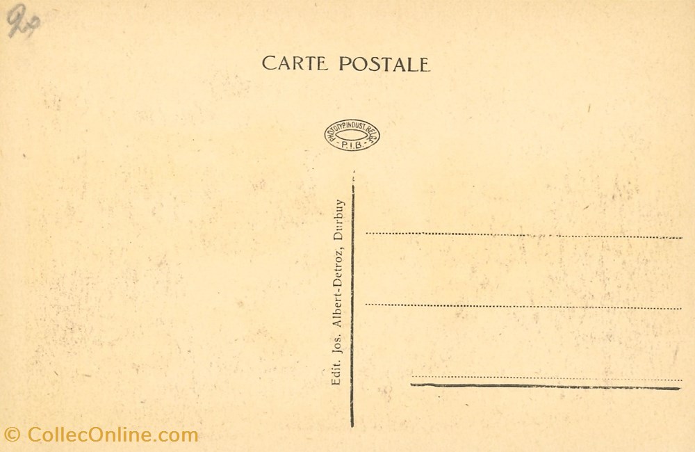 cartes postales europe belgique dham cp caerd 0182