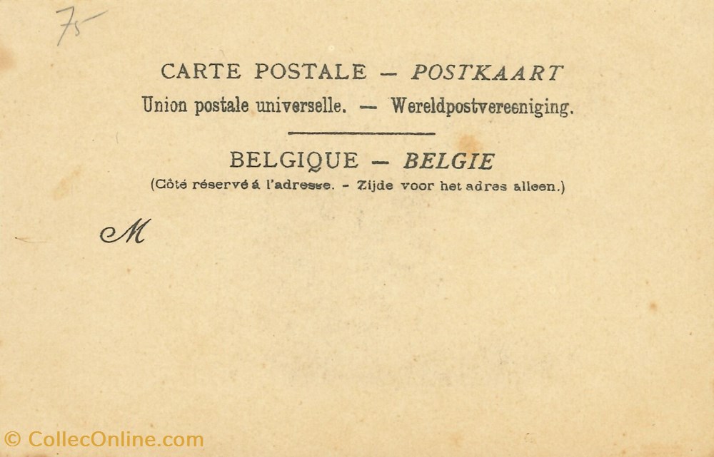 cartes postales europe belgique dham cp caerd 0153