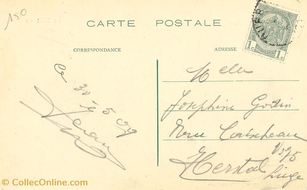 DHAM/CP/Caerd/0141 cartes postales europe belgique dham cp caerd 0141