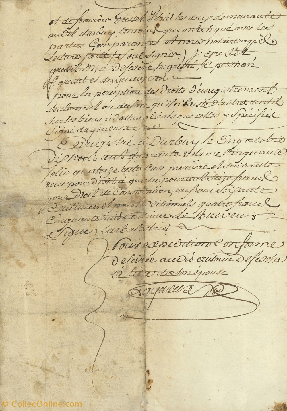 documents anciens historiques dham arch 19 0002 document notarial