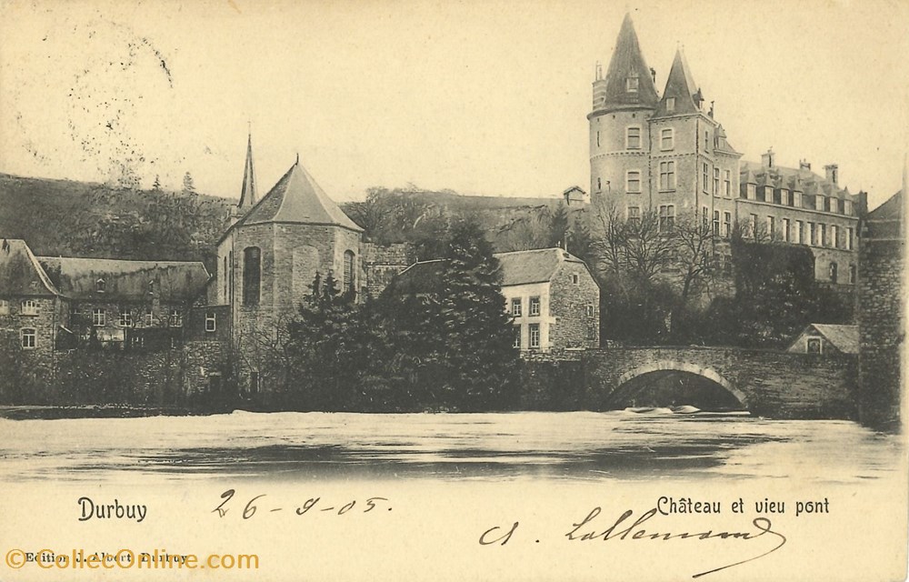 cartes postales europe belgique dham cp caerd 0202