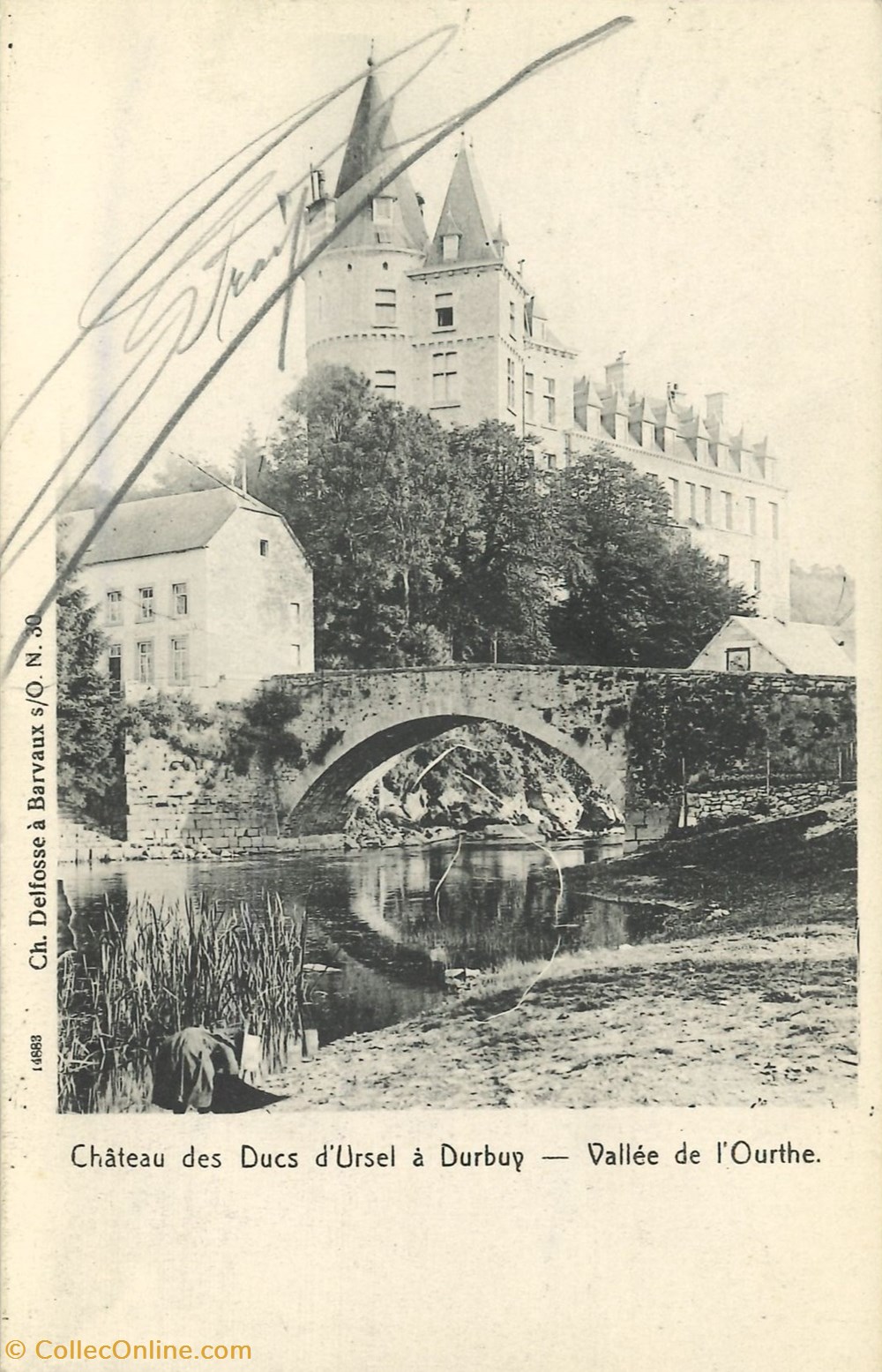 DHAM/CP/Caerd/0198 cartes postales europe belgique dham cp caerd 0198